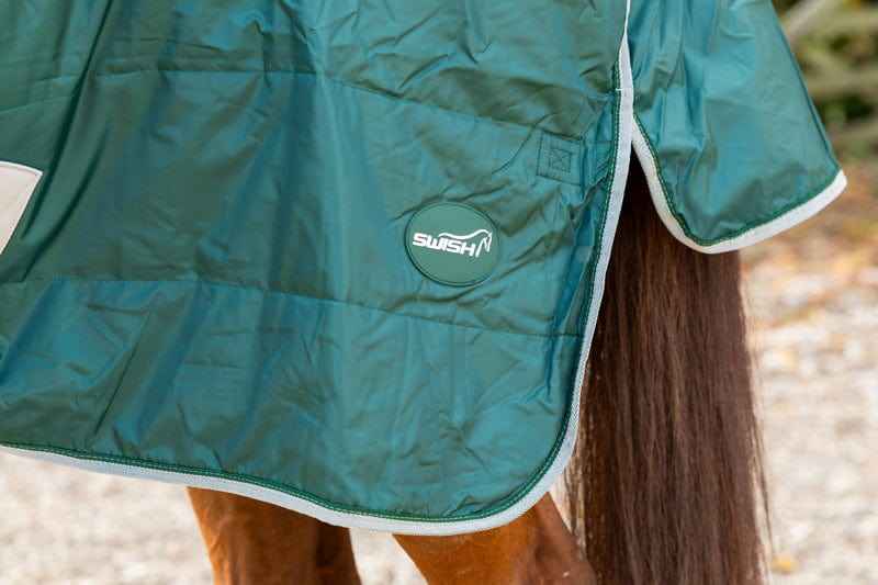 100g Stable Rug With Detachable Neck - Hunter Green - Pet Supplier Store