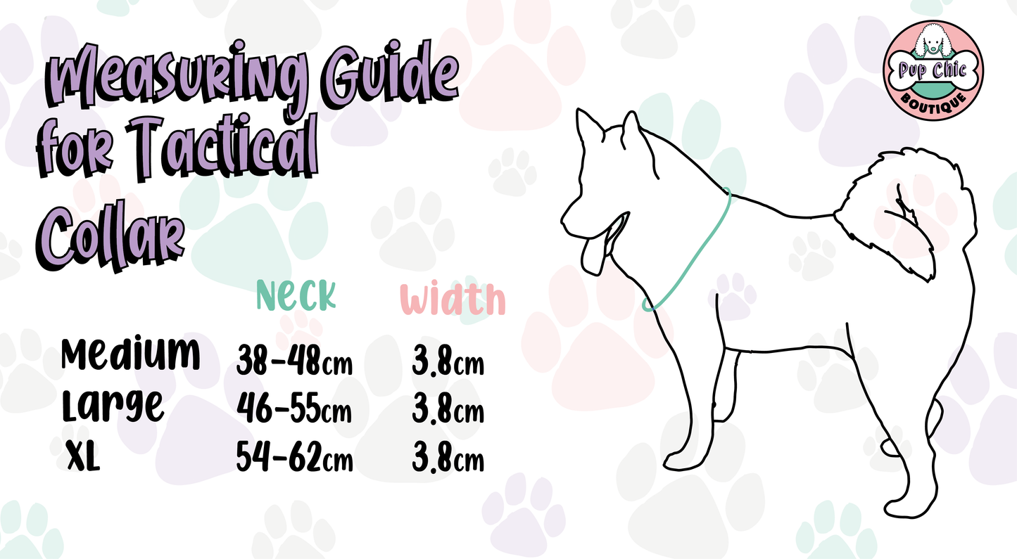 Power Peacock Adjustable & Tactical Dog Collars (XS–XL) – Bold Style for Every Size