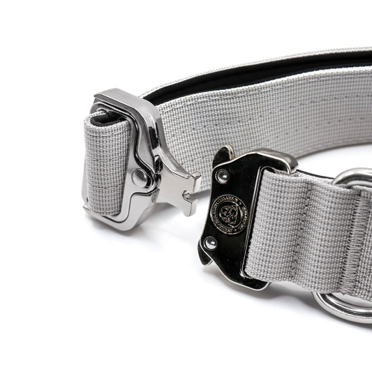 4cm Nylon BTacticalâ„¢ Collar | Misty Grey - Pet Supplier Store