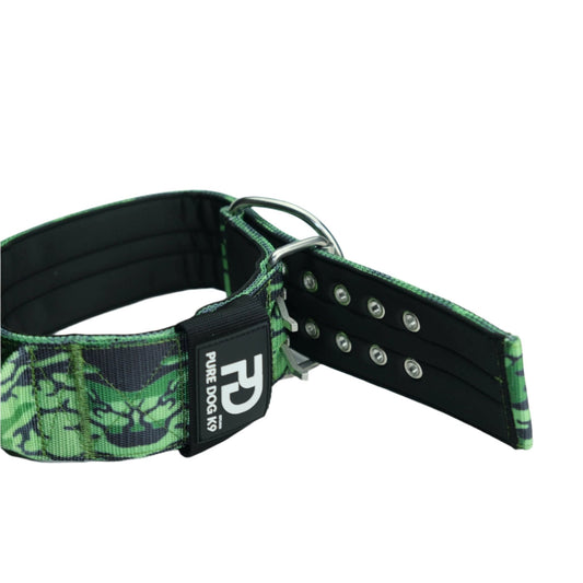 7cm Sport Collar Green Camo - Pet Supplier Store