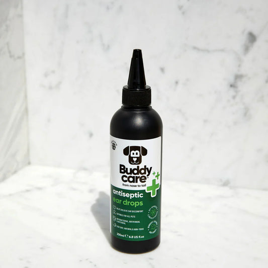 Buddy Care Pet Antiseptic Ear Drops for Dogs & Cats