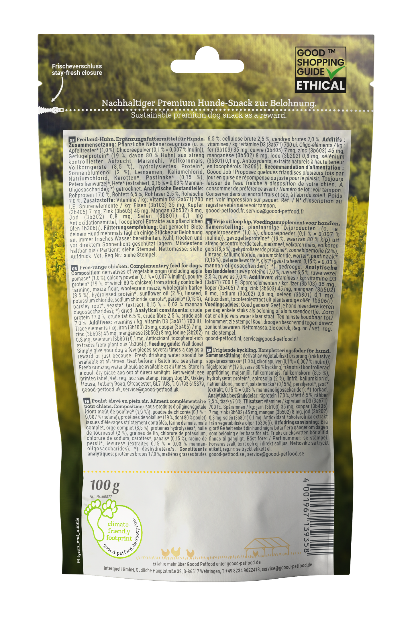 Adult Soft Gooodies - Free Range Chicken dog treats 100g