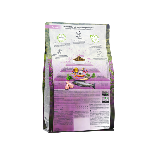 Senior - Free Range Chicken & Sustainable Trout dog food