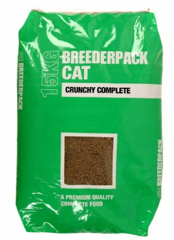 Breederpack Crunchy Complete dry cat food 15kg