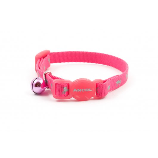 Ancol - Safety Buckle Kitten Collar Hi-vis