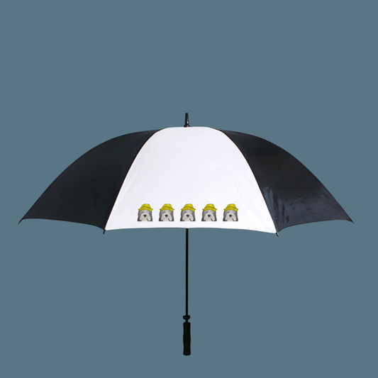 Bearded Collie Golf Umbrella: The Hairicane Handler - Pet Supplier Store