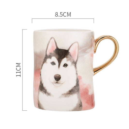 Custom design ceramic shaped dog mug - Pet Supplier Store