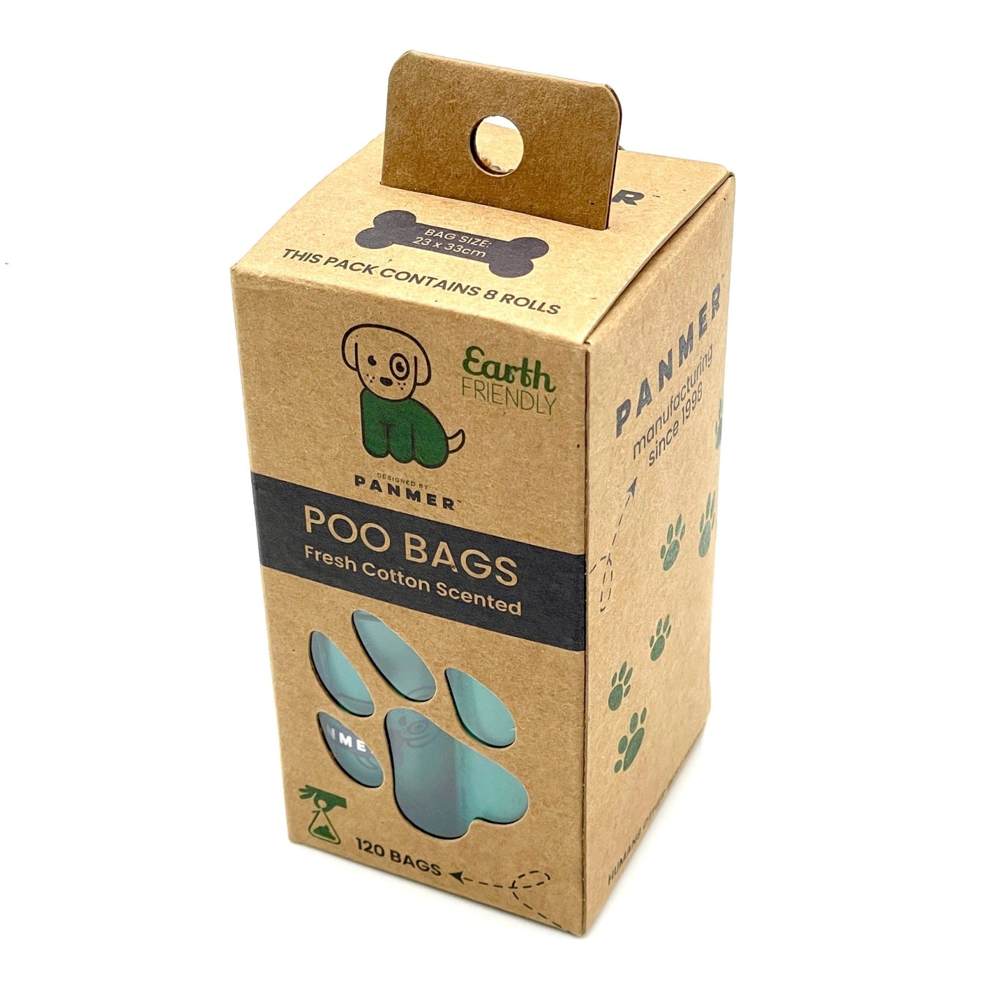 Dog Poo Bags Super Strong, Leak Proof, Fresh Cotton Scented Rolls (120 Bags) - Pet Supplier Store