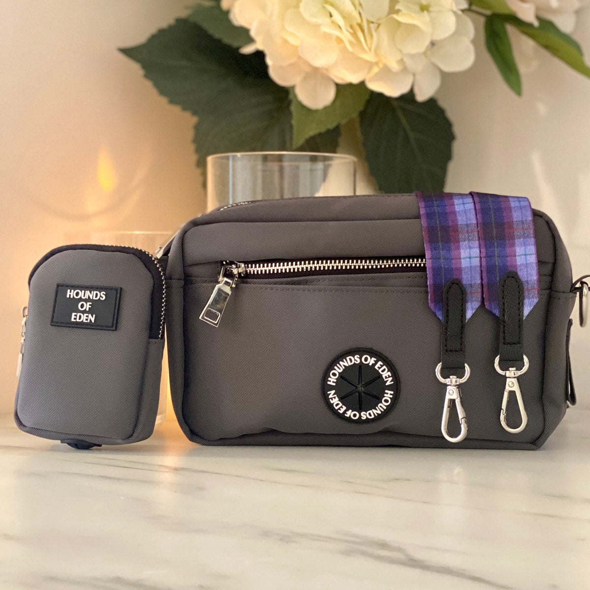 Dog Walking Bag - Grey *BAG ONLY* - Pet Supplier Store