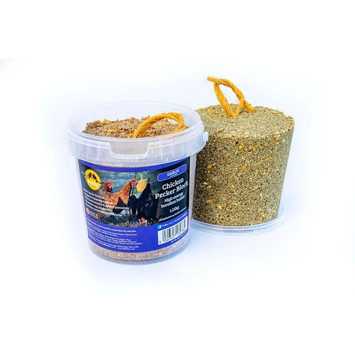 Feldy Chicken Pecking Blocks - choose your flavour - EGG/FEATHER quality - Pet Supplier Store