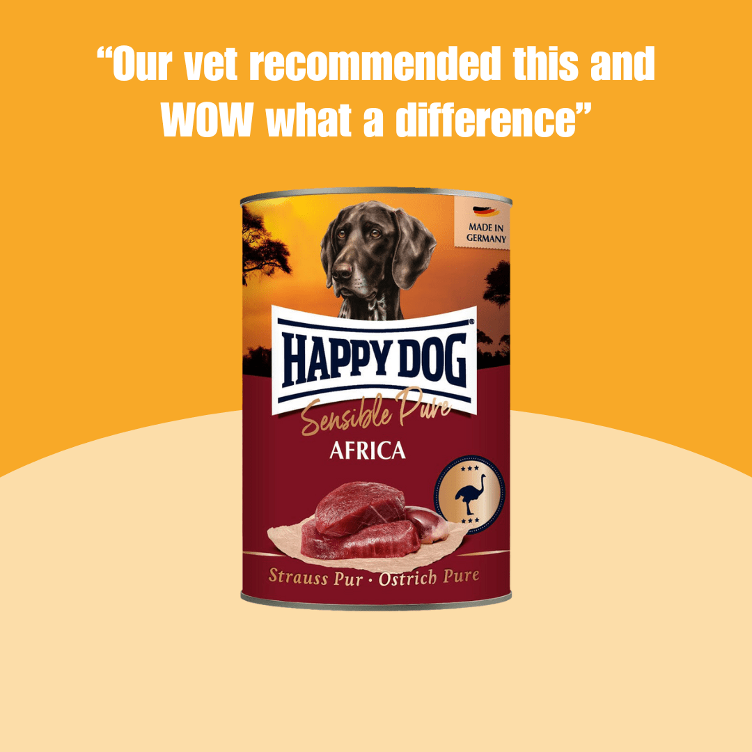 Happy Dog Pure Ostrich Wet Dog Food (Africa) - Pet Supplier Store