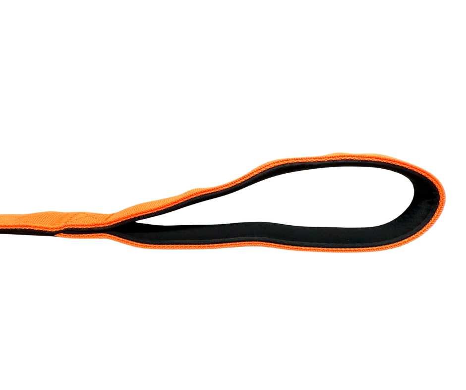 Nylon BTactical™ Carabiner Clip Lead | Citrus Orange - Pet Supplier Store