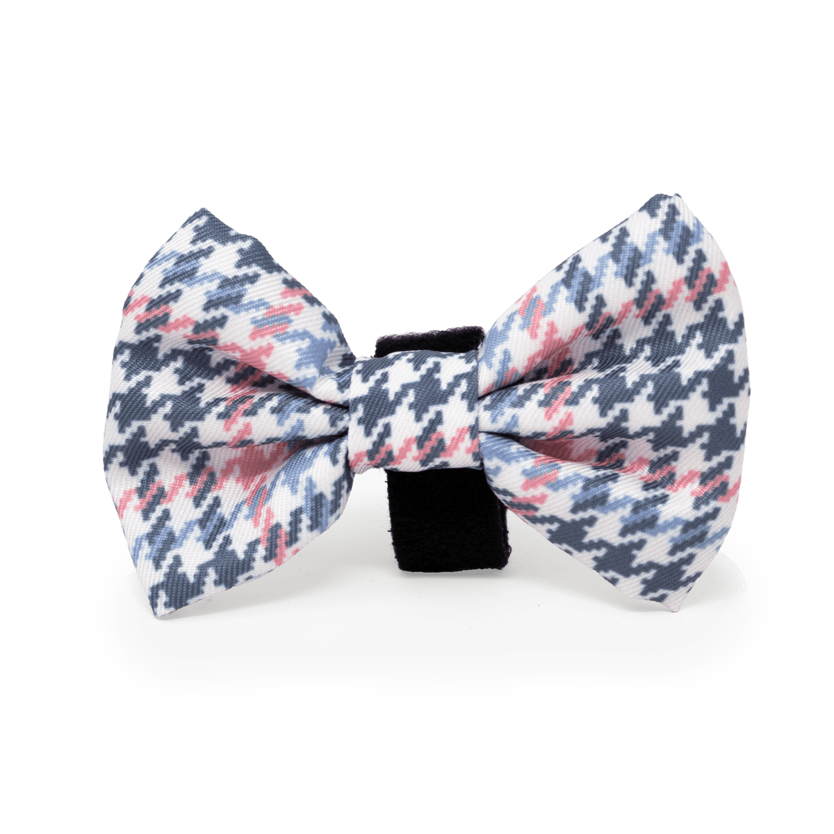 Pink Houndstooth Design Dog Bow Tie - Pet Supplier Store
