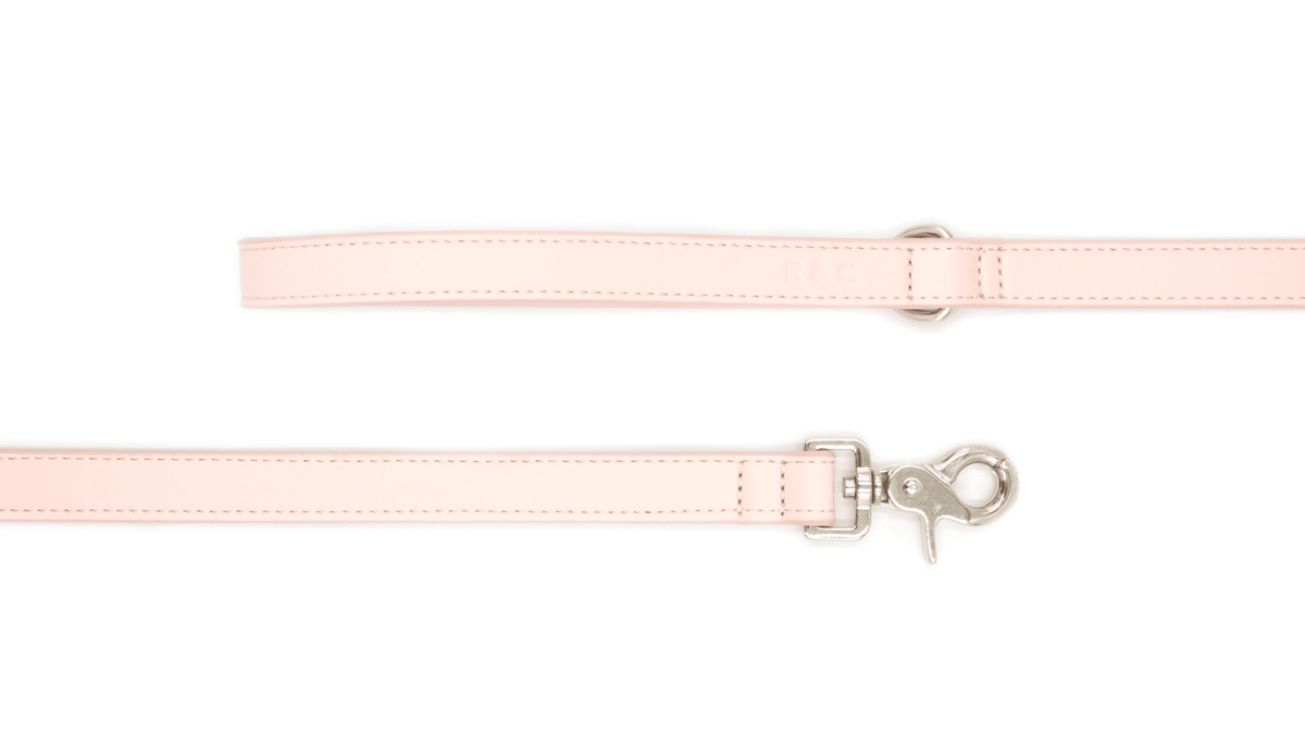 Pink Leather Dog Lead - Pet Supplier Store