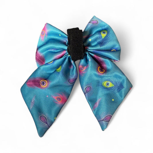 Power Peacock Sailor Bow – Bold, Beautiful & Perfect for Dress-Up Days - Pet Supplier Store