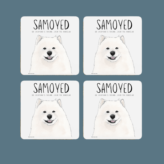 Samoyed Coasters – Smiles, Sass & Zero Security - Pet Supplier Store