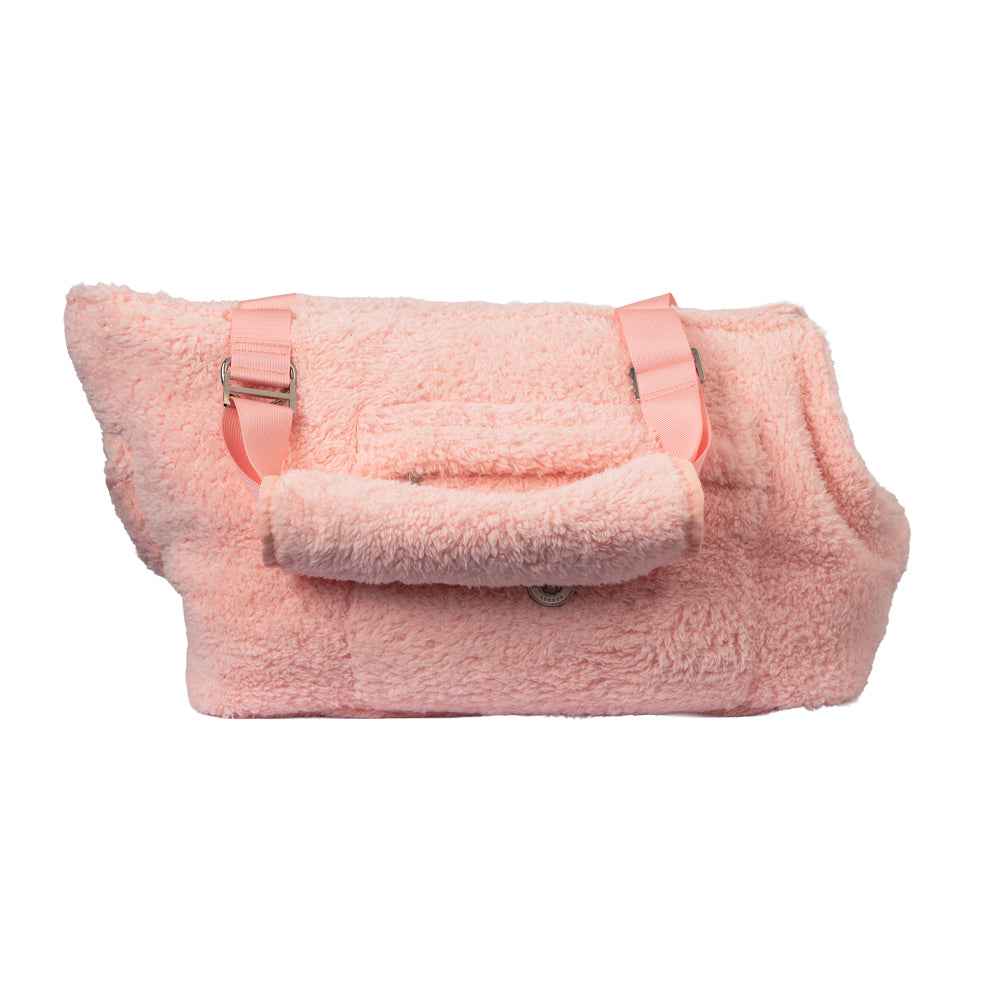 Soho Poms Carnaby Teddy Bear Carrier - Blush Rose - Pet Supplier Store