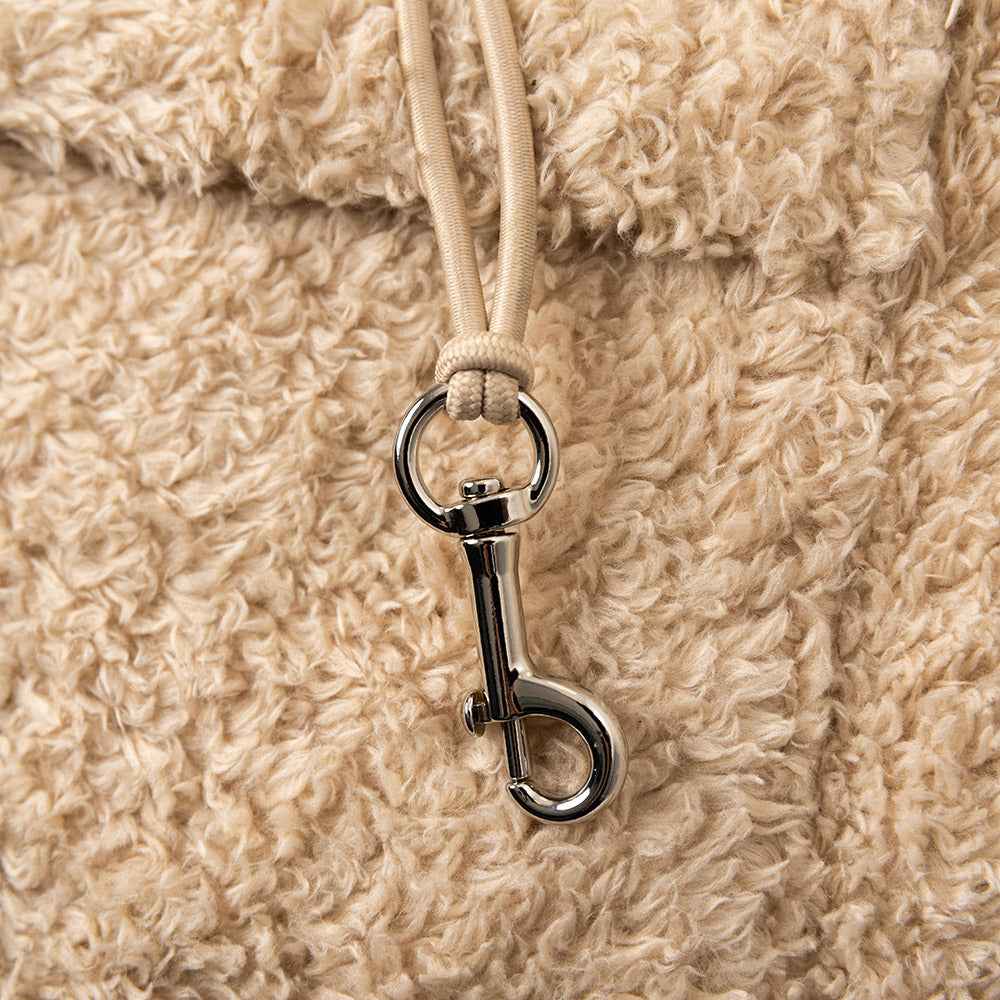 Soho Poms Carnaby Teddy Bear Carrier - Vanilla Cream - Pet Supplier Store