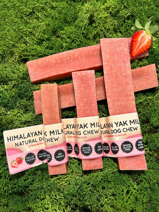 Strawberry Yak Dog Chew - Pet Supplier Store