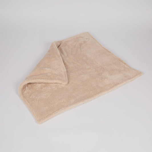 Teddy Bear Beige Dog Blanket by Soho Poms - Pet Supplier Store