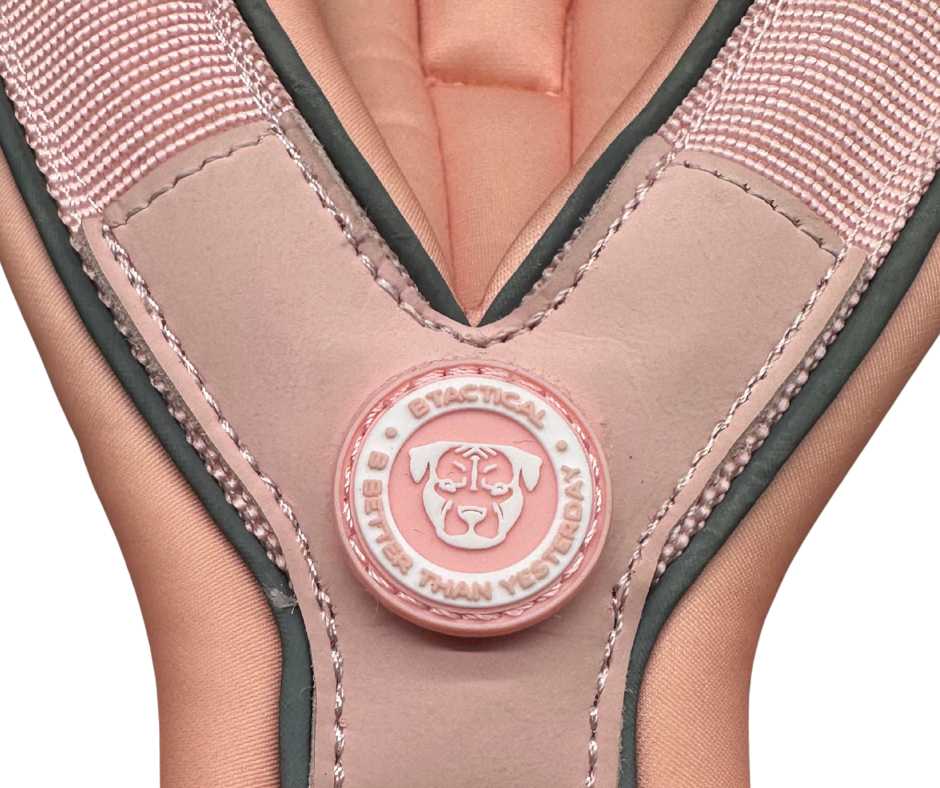 The 2.5cm BTactical™ Slip on Harness | Pastel Pink - Pet Supplier Store