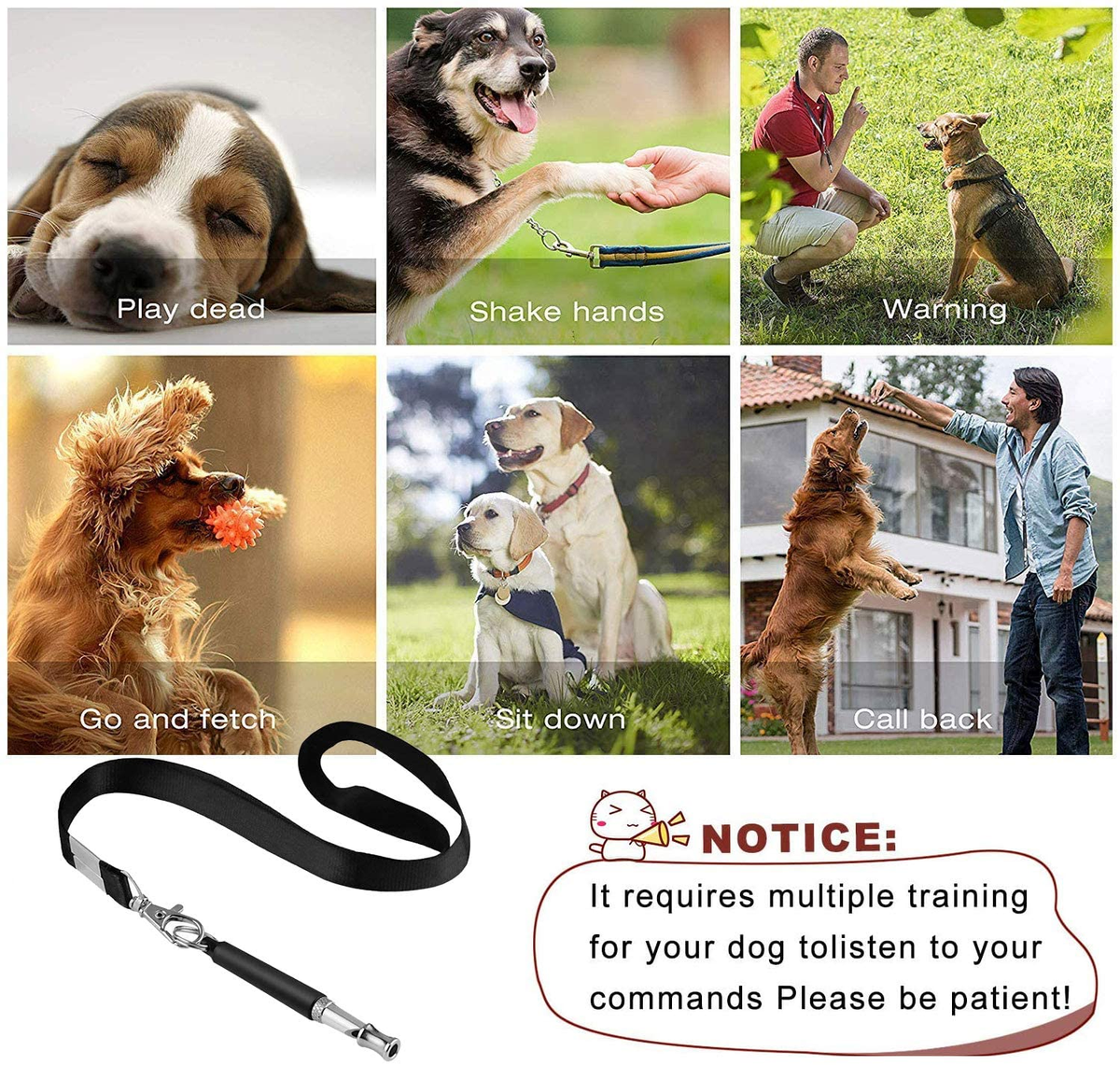 2pc Dog Training WHISTLE - Pet Supplier Store