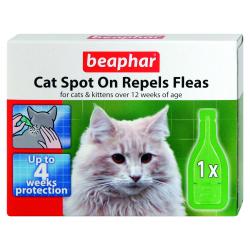 Beaphar Cat Spot On Repels Fleas - Pet Supplier Store