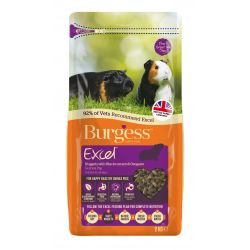 Burgess Excel Adult Guinea Pig Nuggets with Blackcurrant & Oregano 2kg - Pet Supplier Store