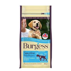 Burgess Sensitive Puppy Turkey & Rice 2kg - Pet Supplier Store