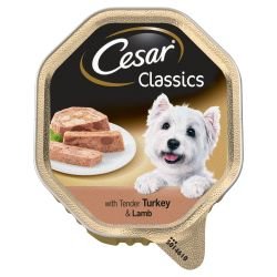 Cesar Classics Dog Tray with Turkey & Lamb in Loaf 150g - Pet Supplier Store