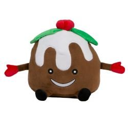 Christmas Pudding Squeaky Face - Pet Supplier Store