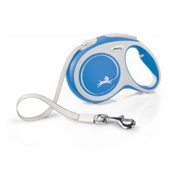 flexi New Comfort L Tape 5 m, blue - Pet Supplier Store