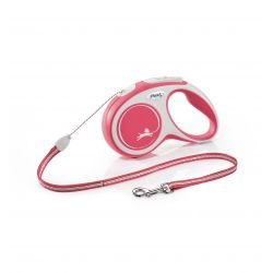 flexi New Comfort S Cord 5 m, red - Pet Supplier Store