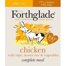 Forthglade Complete Meal Adult Chicken with Tripe, Brown Rice & Vegetables 395g - Pet Supplier Store