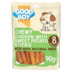 Good Boy Chewy Chicken & Sweet Potato Sticks - Pet Supplier Store