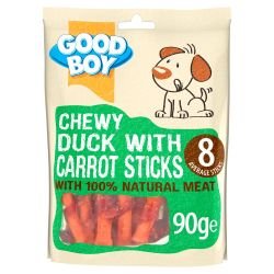Good Boy Chewy Duck & Carrot Sticks - Pet Supplier Store