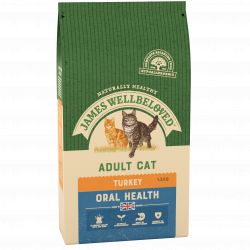 JAMES WELLBELOVED Cat Adult Oral Health Turkey & Rice 1.5kg - Pet Supplier Store