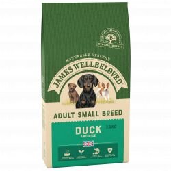 JAMES WELLBELOVED Duck & Rice Adult Small Breed 7.5kg - Pet Supplier Store
