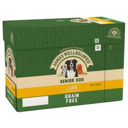 JAMES WELLBELOVED Grain Free Lamb Pouch Senior 12x100g - Pet Supplier Store