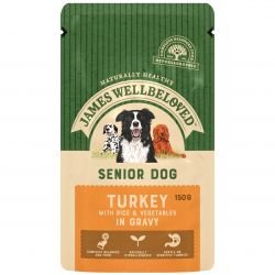 JAMES WELLBELOVED Pouches Senior Turkey 150g - Pet Supplier Store