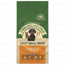 JAMES WELLBELOVED Turkey & Rice Adult Small Breed 1.5kg - Pet Supplier Store