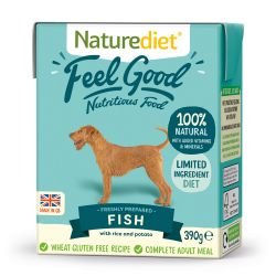 Naturediet Feel Good Fish 390g - Pet Supplier Store