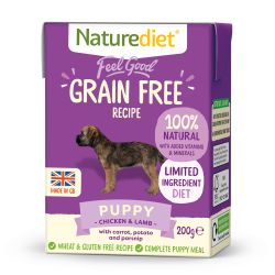 Naturediet Feel Good Grain Free Puppy 200g - Pet Supplier Store