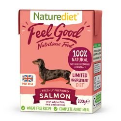 Naturediet Feel Good Salmon 200g - Pet Supplier Store
