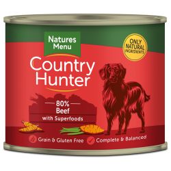Natures Menu Country Hunter 80% Beef with Superfoods 600g - Pet Supplier Store