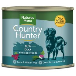 Natures Menu Country Hunter 80% Succulent Duck with Superfoods 600g - Pet Supplier Store