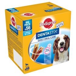 Pedigree Dentastix Daily Adult Medium Dog Treats 56 Dental Chews - Pet Supplier Store