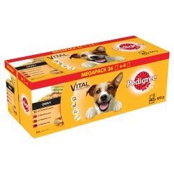 Pedigree Dog Pouches Mixed Selection in Gravy 40 for 36 Mega Pack - Pet Supplier Store
