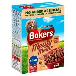 Purina Bakers Meaty Meals Beef - Pet Supplier Store