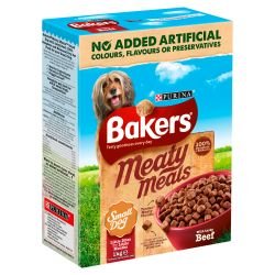 Purina Bakers Meaty Meals Small Dog Beef 1kg - Pet Supplier Store